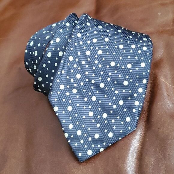 Fumagalli's | Spanish Silk Polka Dot Tie - Picture 1 of 4